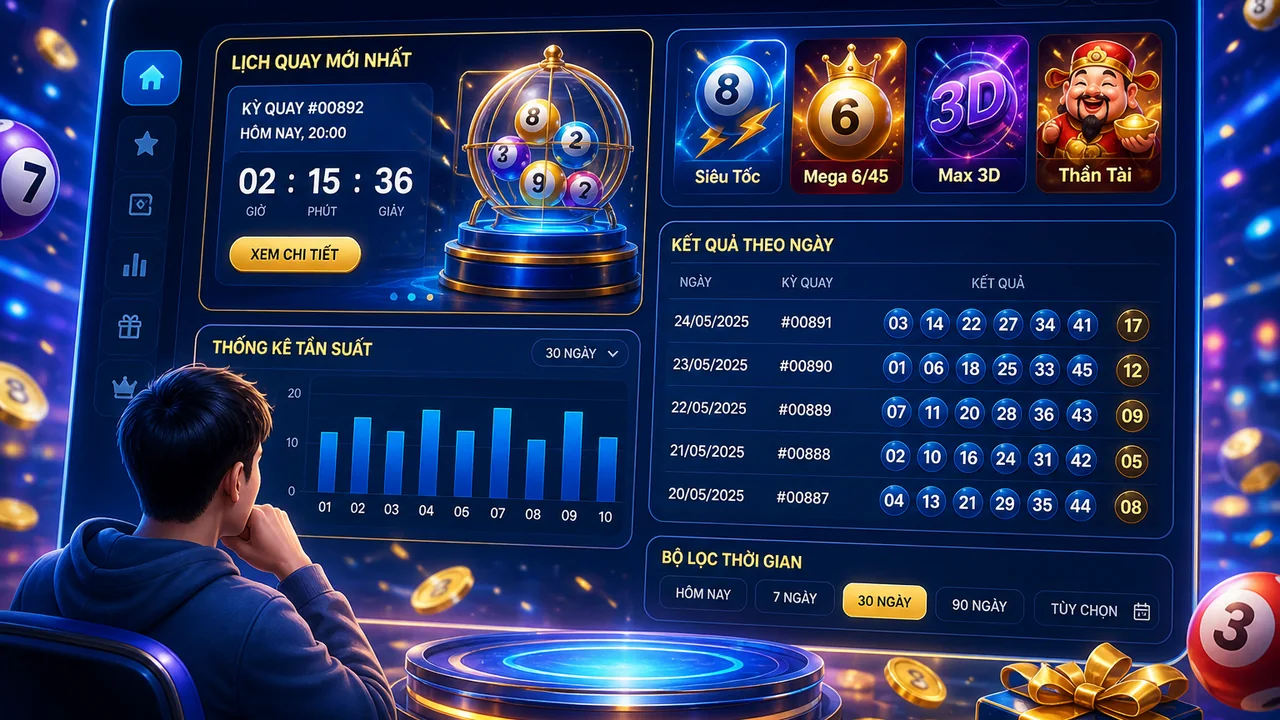Bắt đầu đọc bảng số và tìm lịch quay 12bet cho người mới